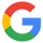 The Google logo, featuring a stylized letter 