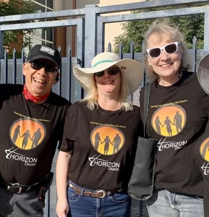 Group of People Wearing Horizon Church Shirts