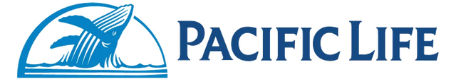 Pacific Life logo with blue sailboat icon and company name