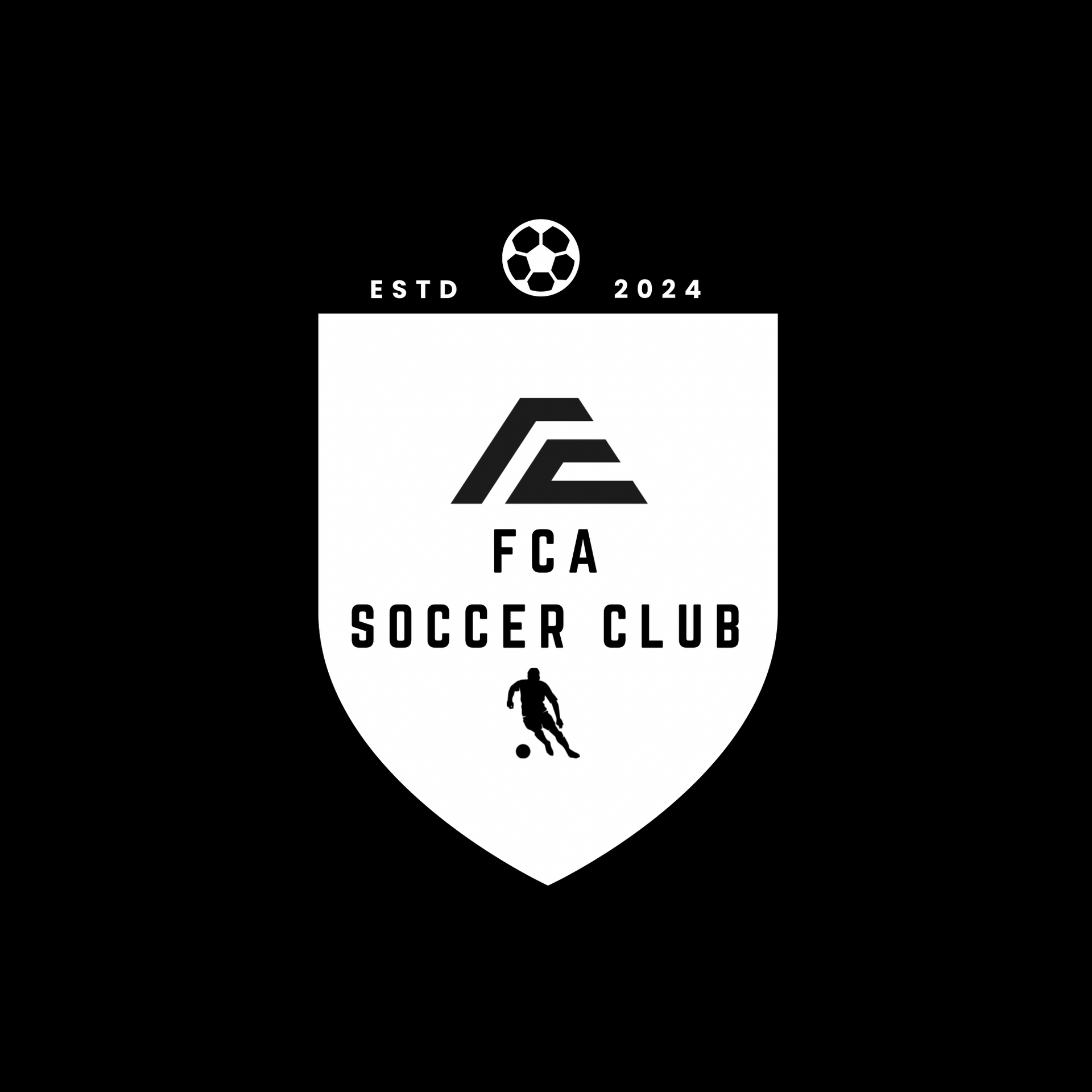 FCA Sports logo in black and gray on a white background