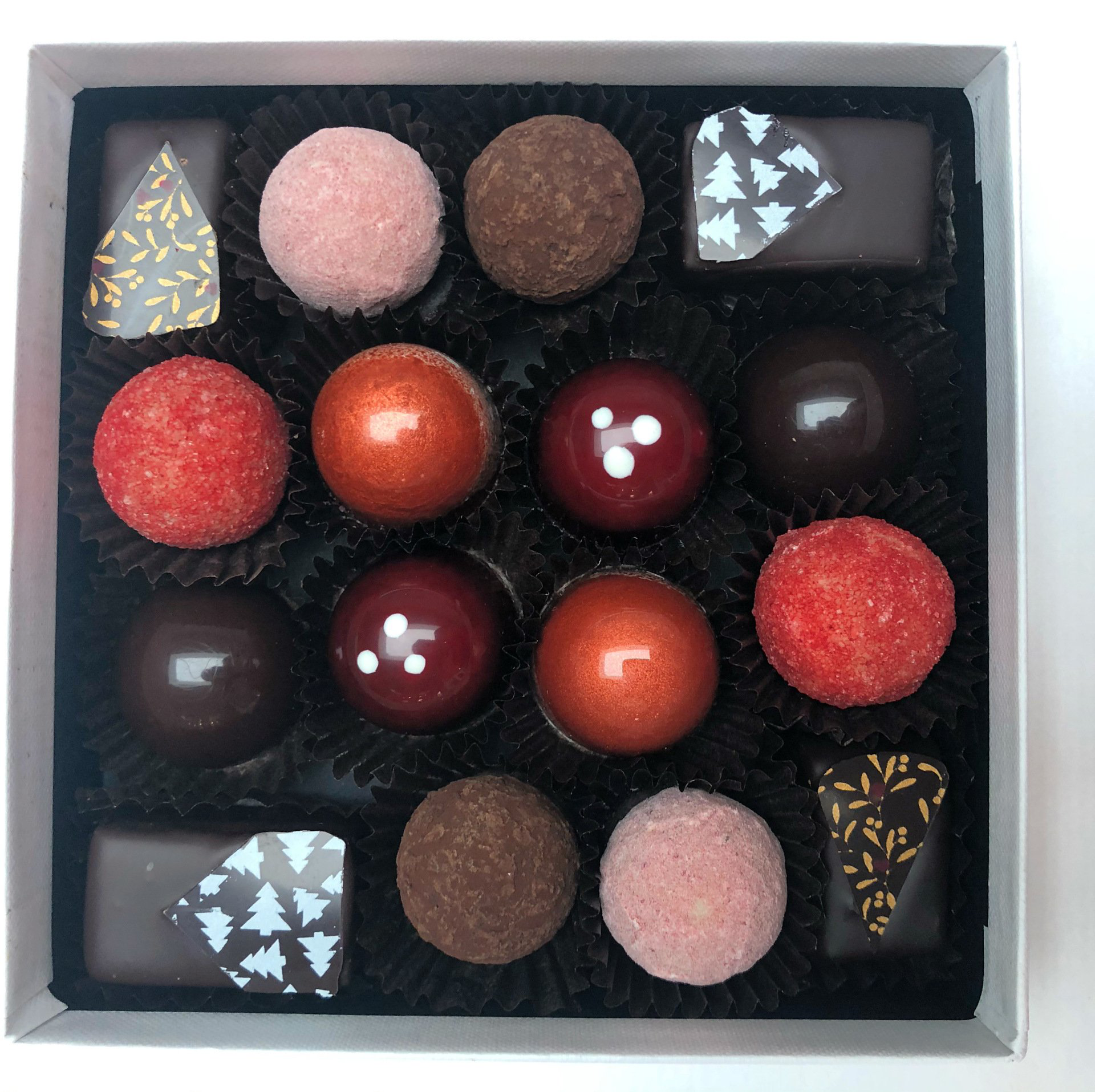 Linny Lane chocolates top view