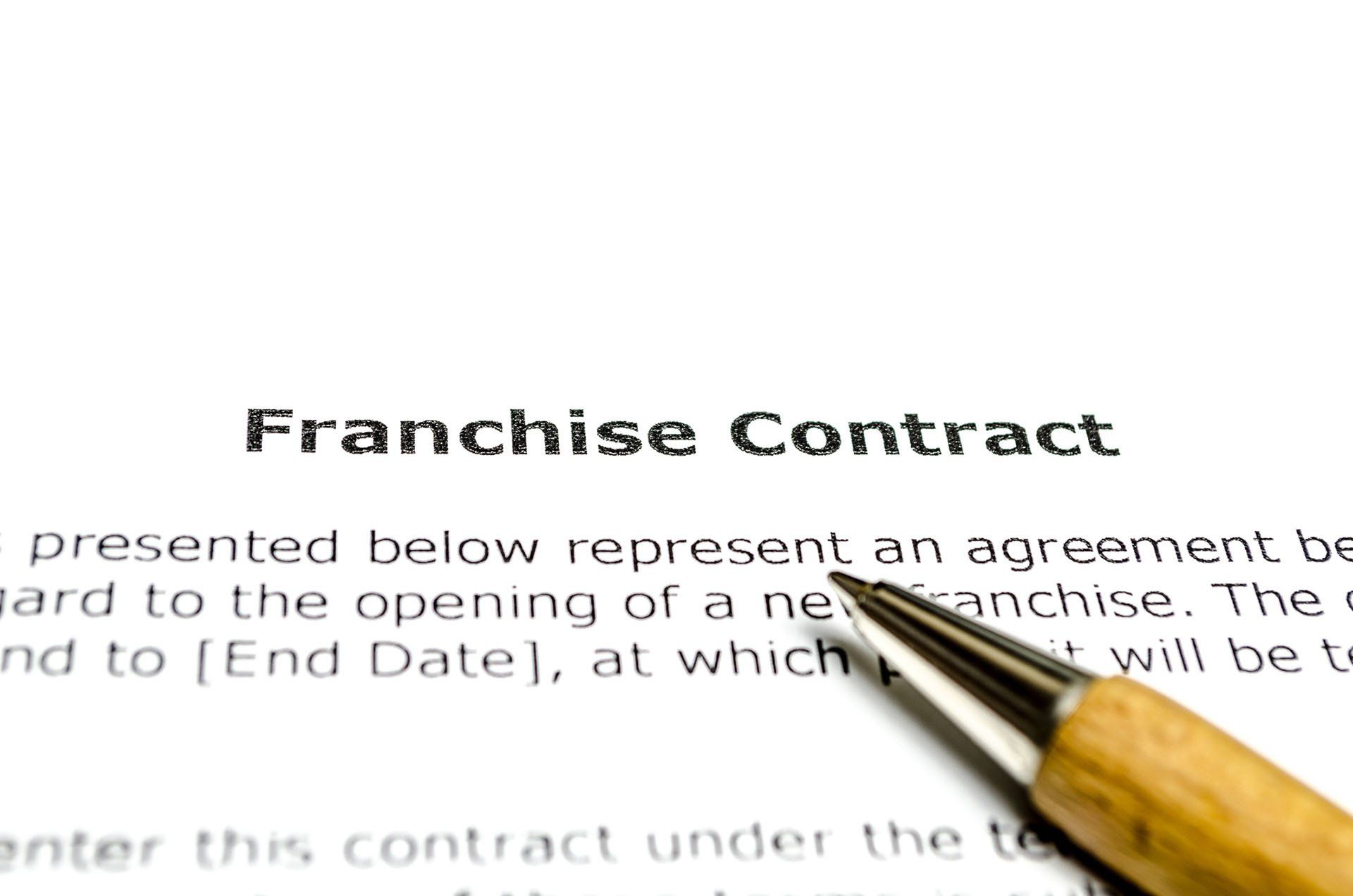 Franchise contract — Tampa, FL — Gegan Law Office
