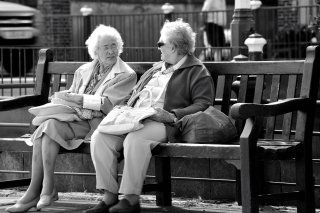 Two Elders Having Conversation — Tampa, FL — Gegan Law Office