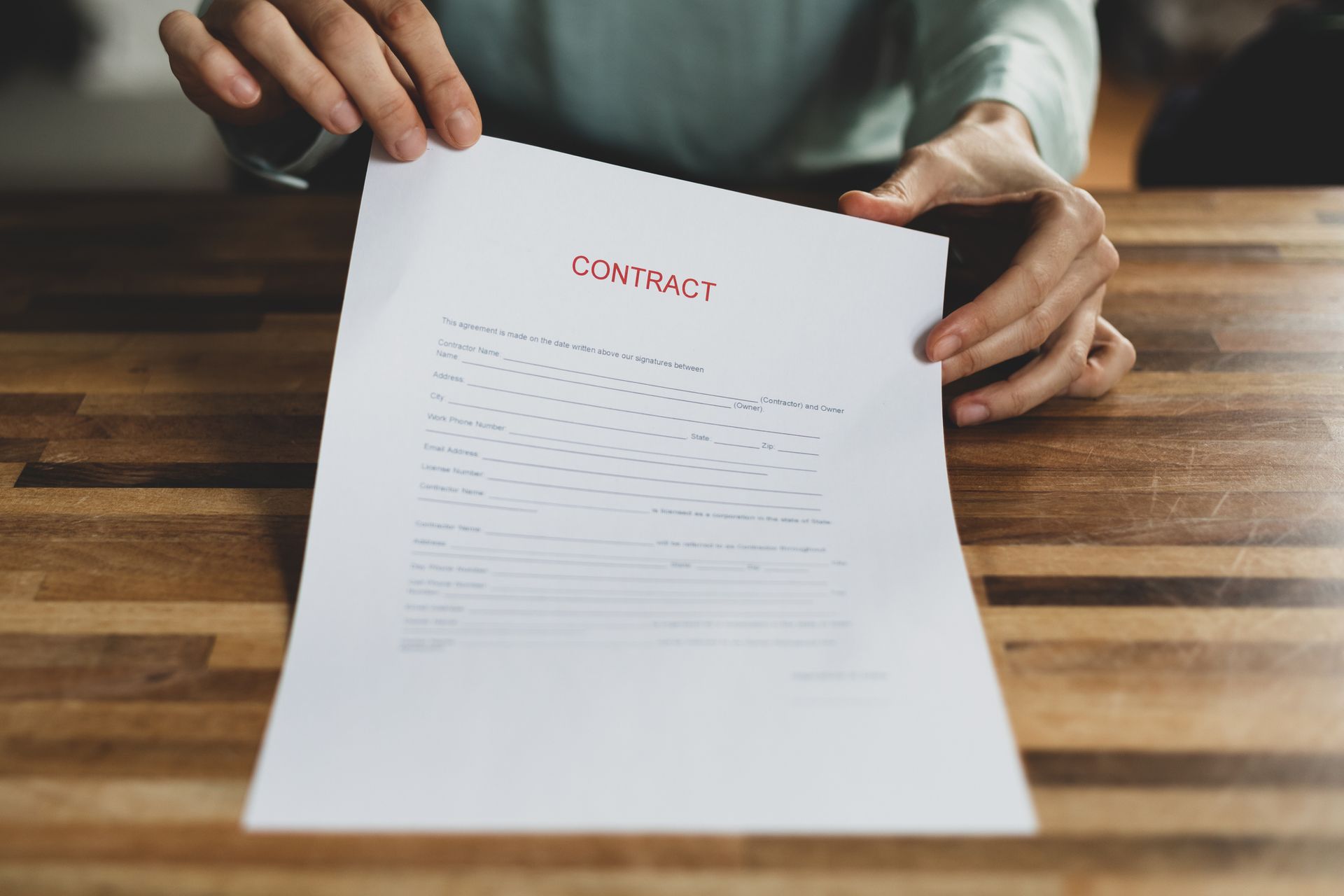 Contract disputes — Tampa, FL — Gegan Law Office