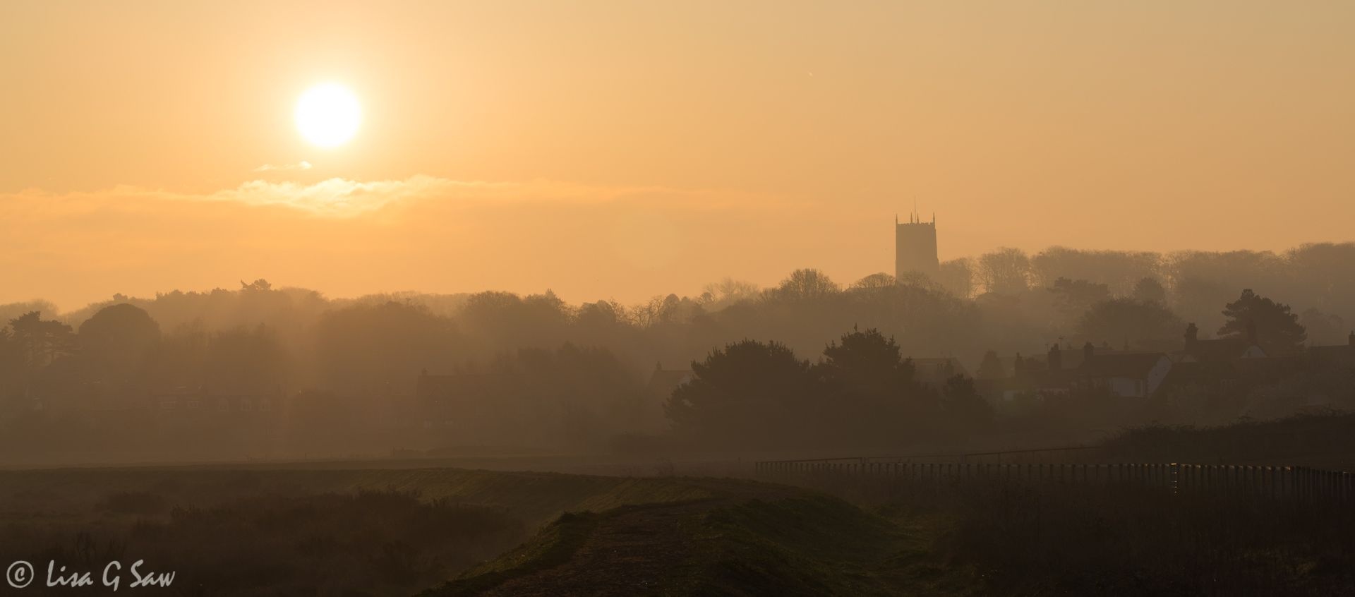 Sunrise over Blakeney