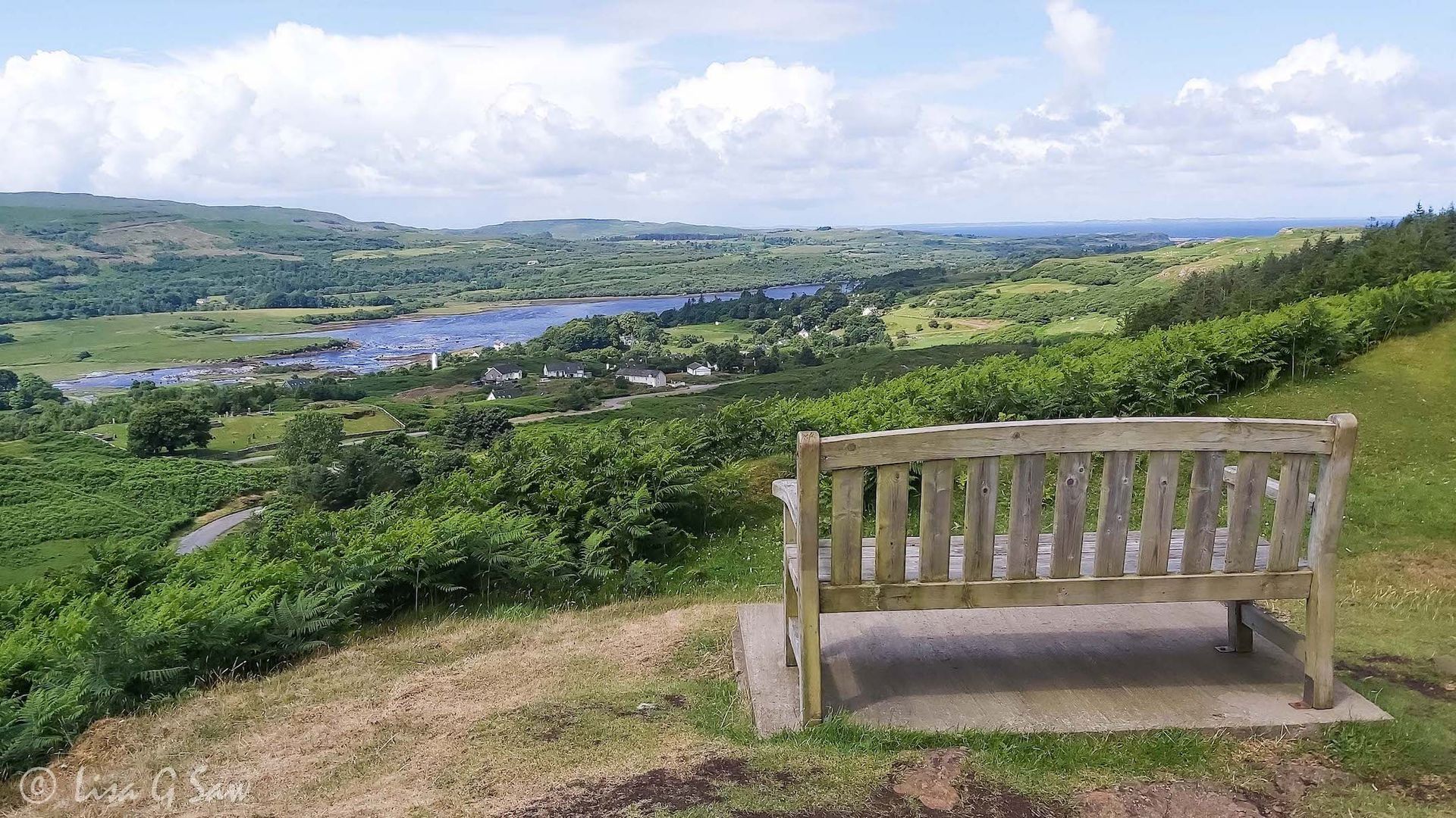 Bench overlooking Dervaig
