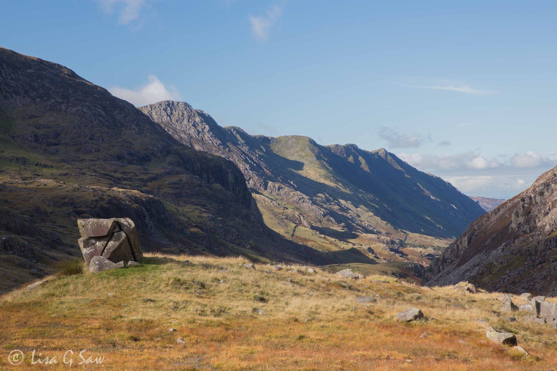 Mountain view from Pen-y-Pass in Snowdonia National Park