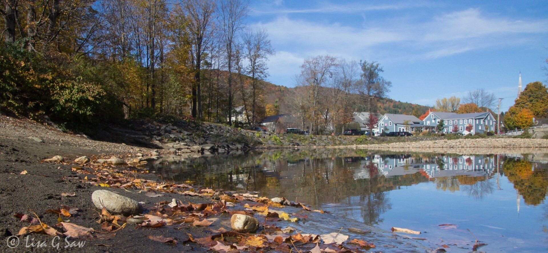 The Mad River at Waitsfield, Vermont