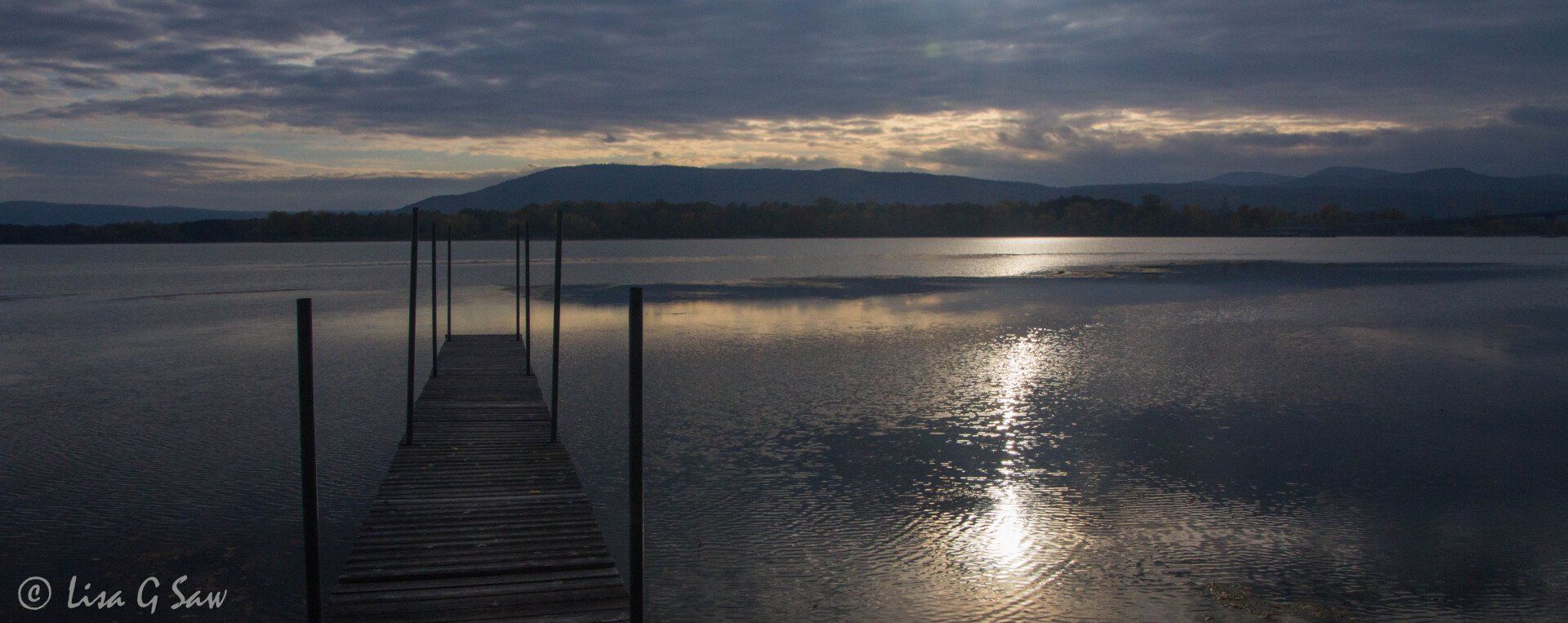 Jetty on Lake Champlain