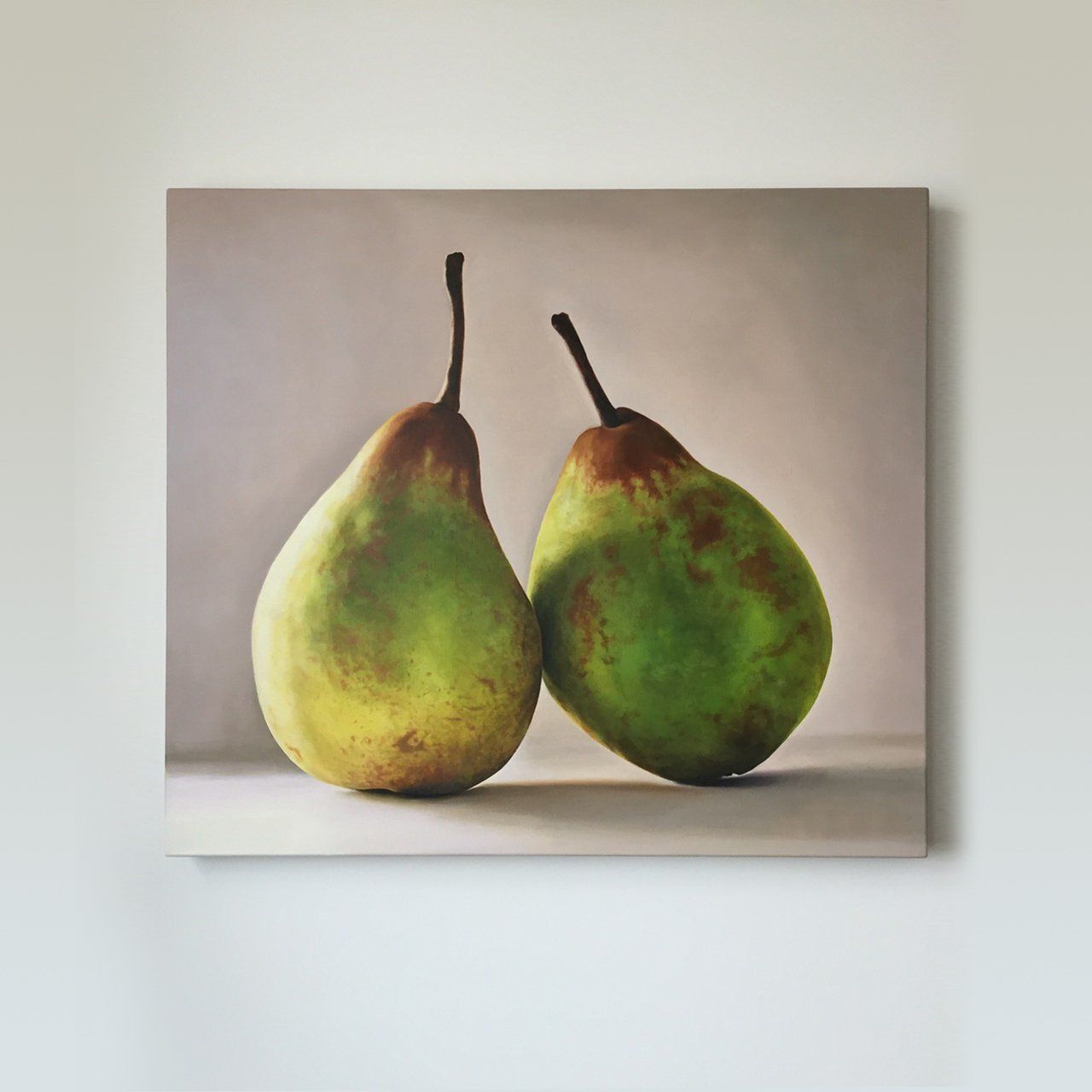 Attentive, 2021, Oil on linen, painting by Sarah Wood