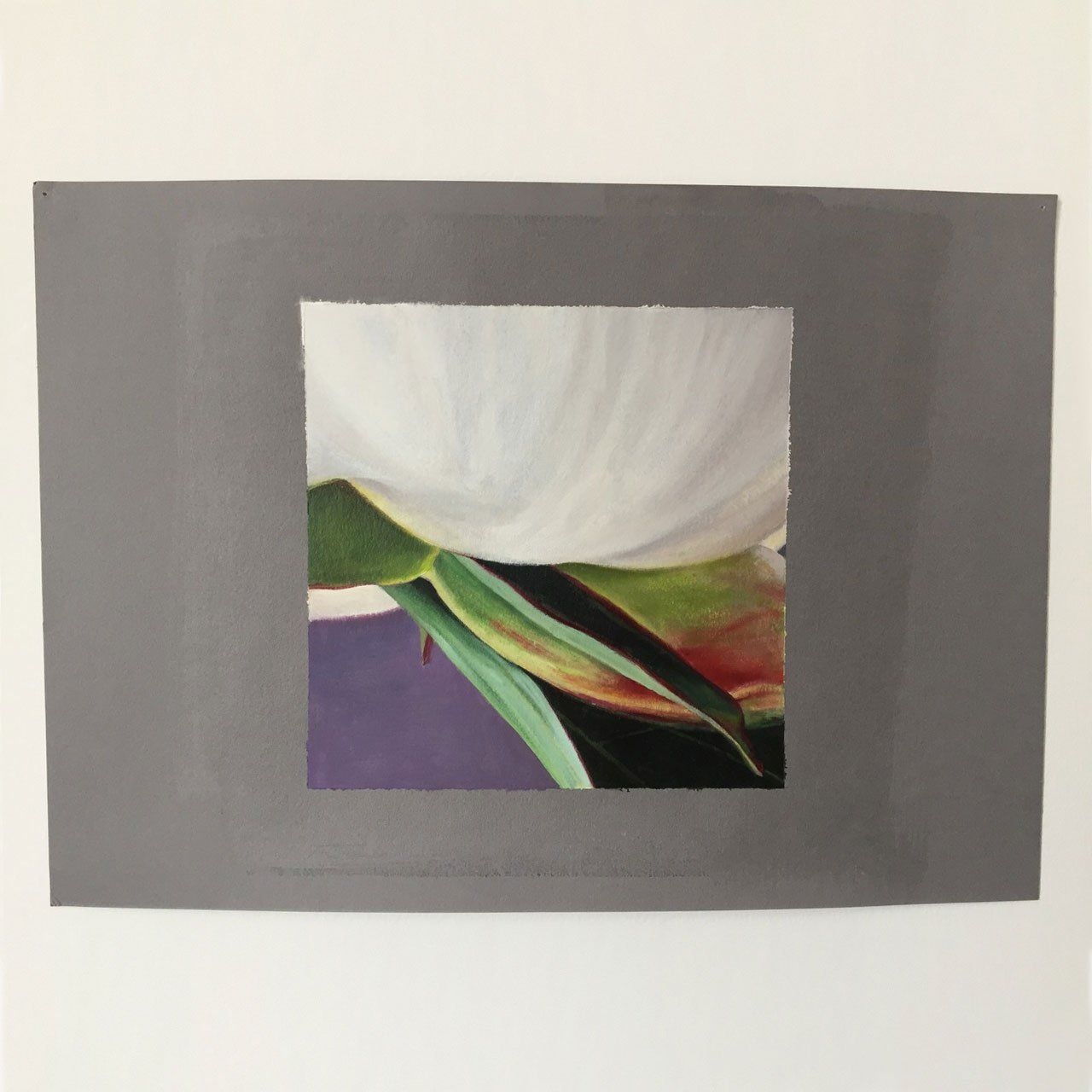 Peony VI, 2020, Oil on canvas , painting by Sarah Wood