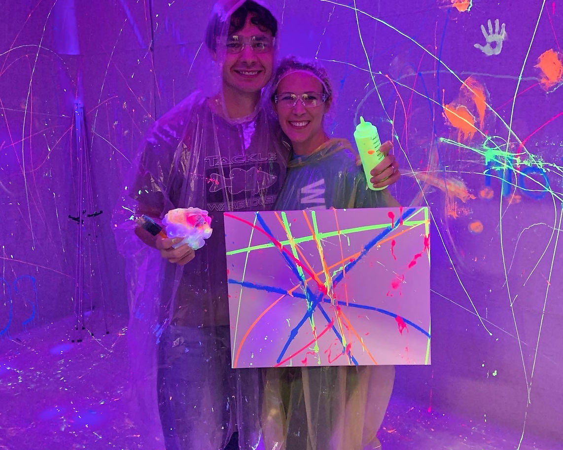 Splatter Room Newnan, GA Black Bear Axe Throwing Co.