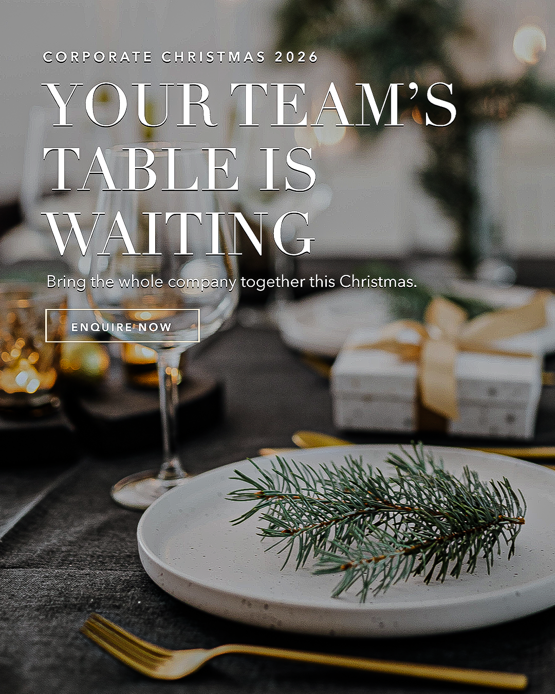 Poster for Christmas Party Booking