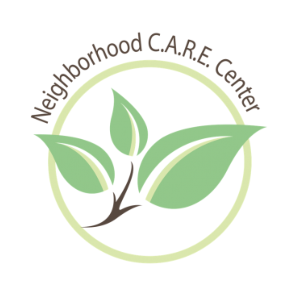 Logo: green leaves growing from a brown stem inside a light green circle; text