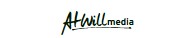 Atwill Media logo in black and blue text on a white background