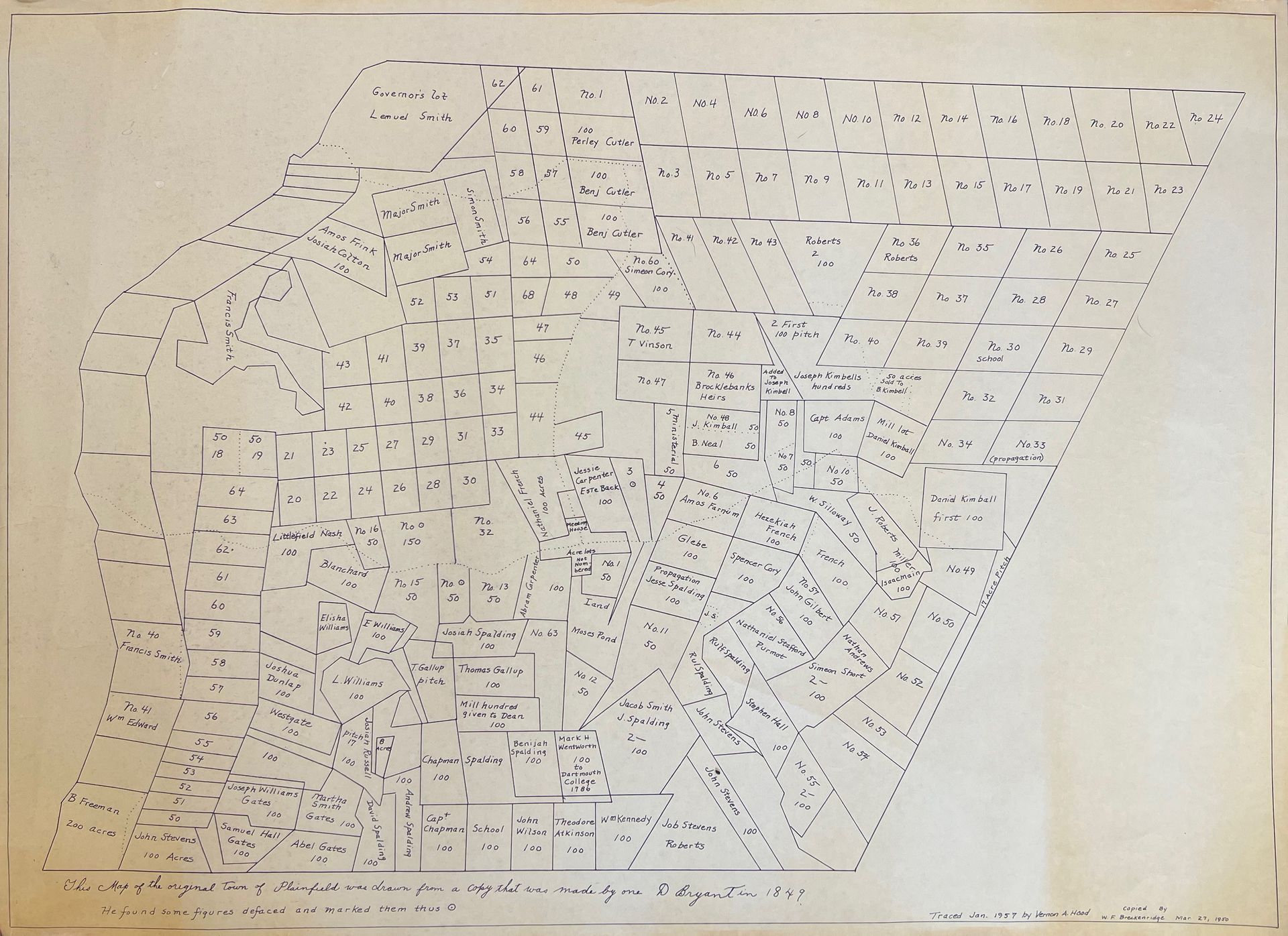 A piece of paper with a lot of small dots on it