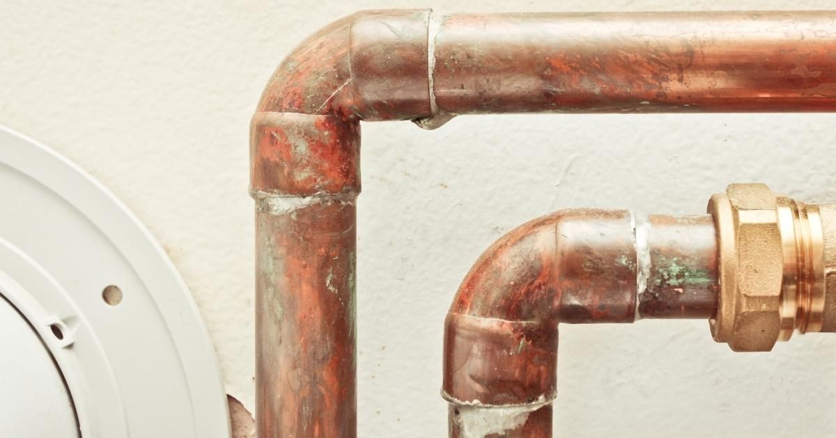 Copper pipe arrangement