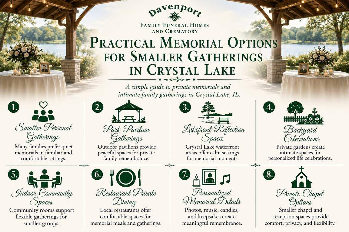 Memorial Options for Small Gatherings in Crystal Lake, IL