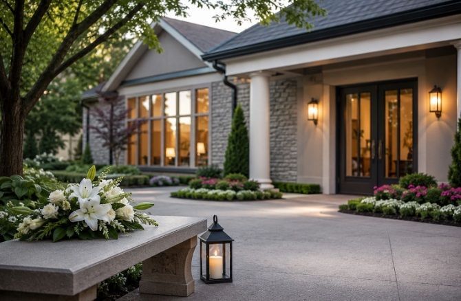Serene setting at funeral homes in Barrington, IL