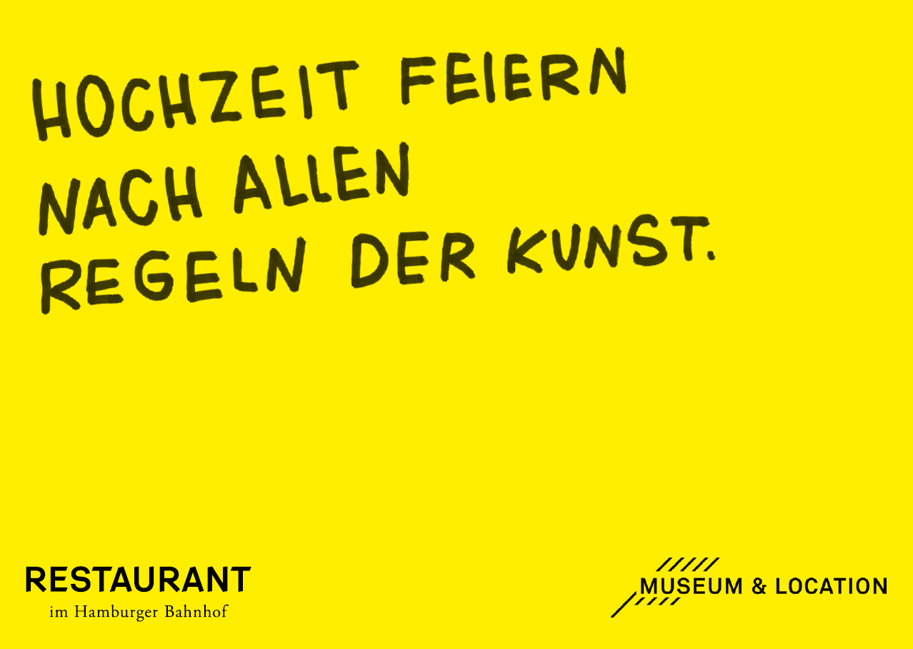 Hochzeitsspecial im Hamburger Bahnhof