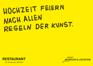 Hochzeitsspecial im Hamburger Bahnhof Hochzeitsspecial im Hamburger Bahnhof