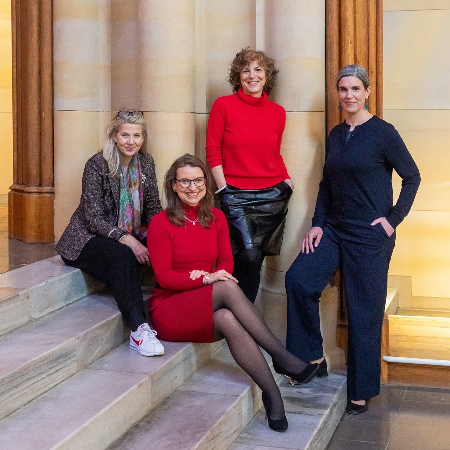 v.l.n.r. Bernadette Kamp, Mildred Salz, Ulrike Kessenich, Claudia Nawroth. © Foto: David von Becker