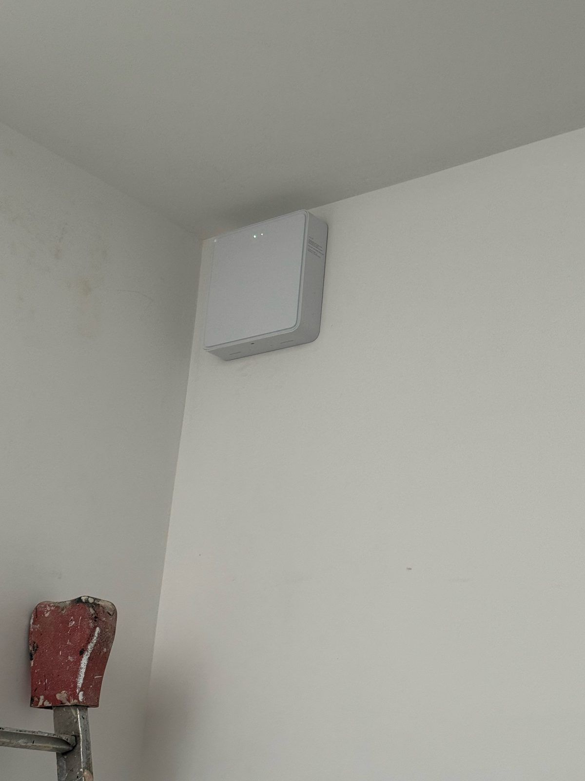 Ajax wireless fire alarm device installed by Crystal Smart & Security