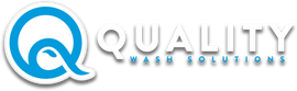 quality wash solutions - Q logo with water drop to show building car washes