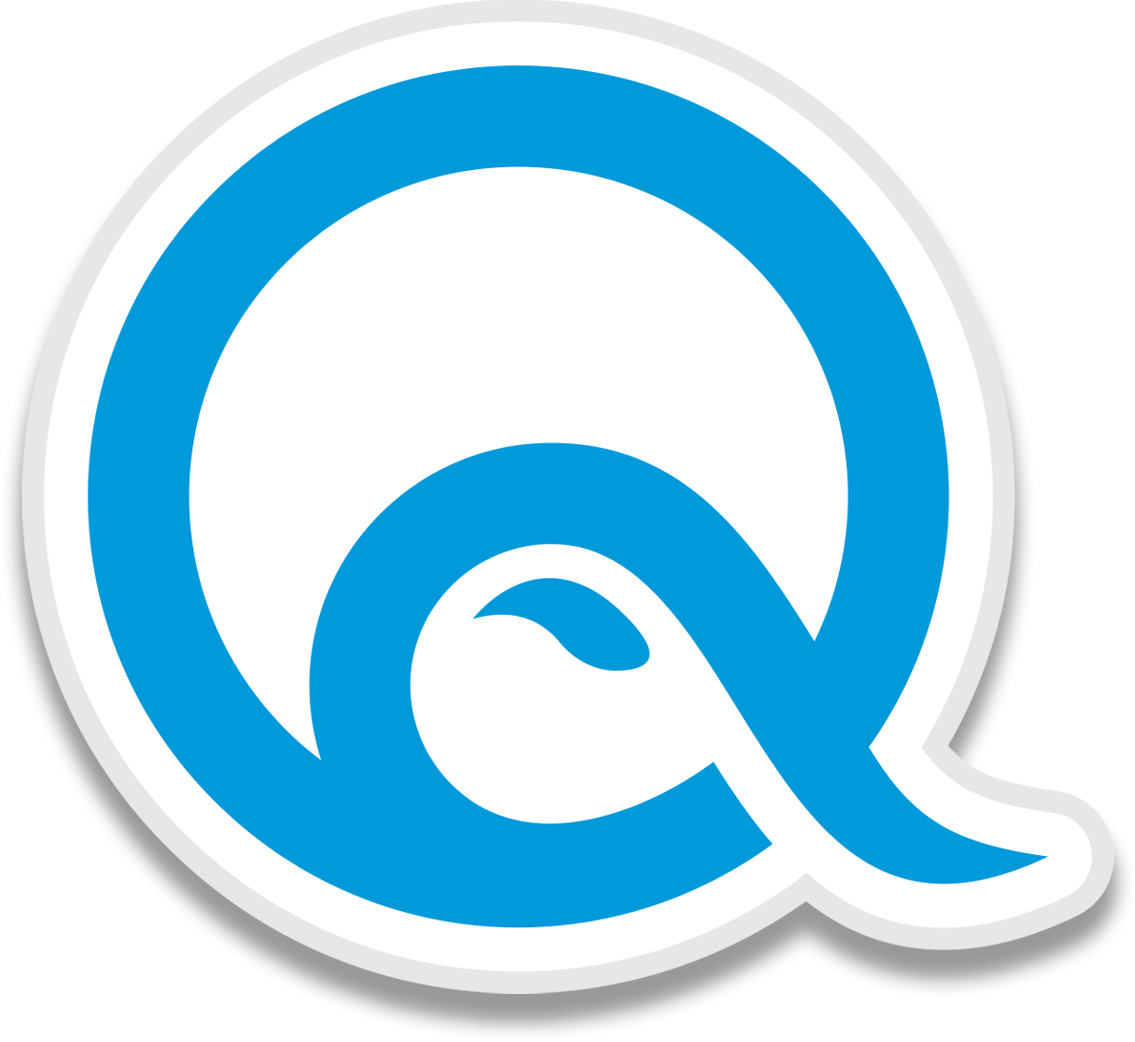 quality wash solutions - Q logo with water drop to show building car washes