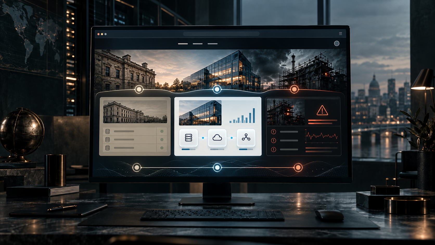 Website modernization decision showing dated, improved, and technically distressed website condition