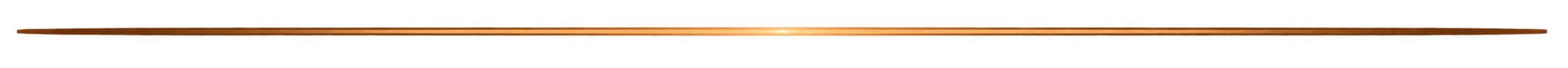 Close-up of a thin gold horizontal line on a white background