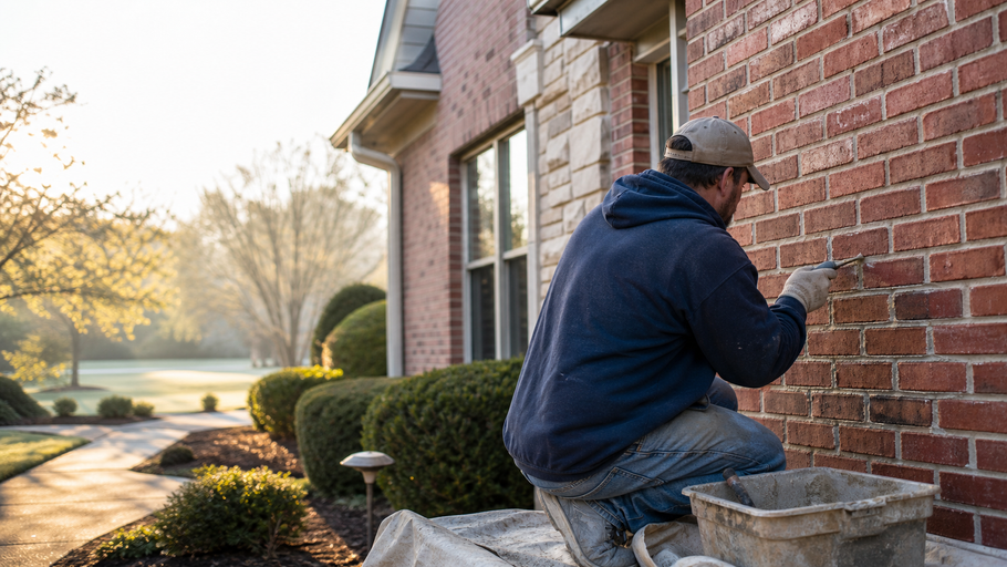 Brick Tuckpointing Repair in Dublin, OH