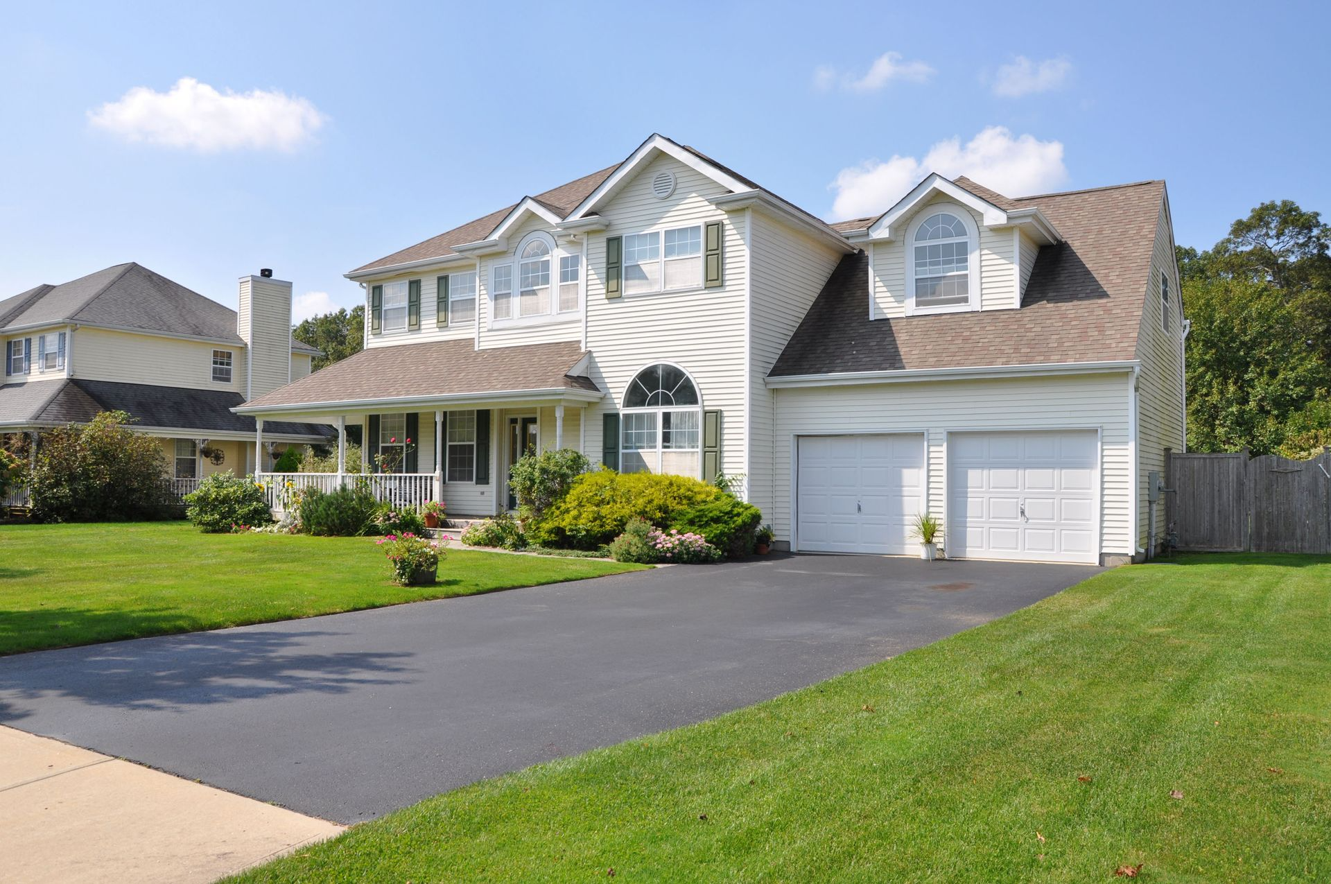 Residential asphalt paving project in the Nashville Tennessee area