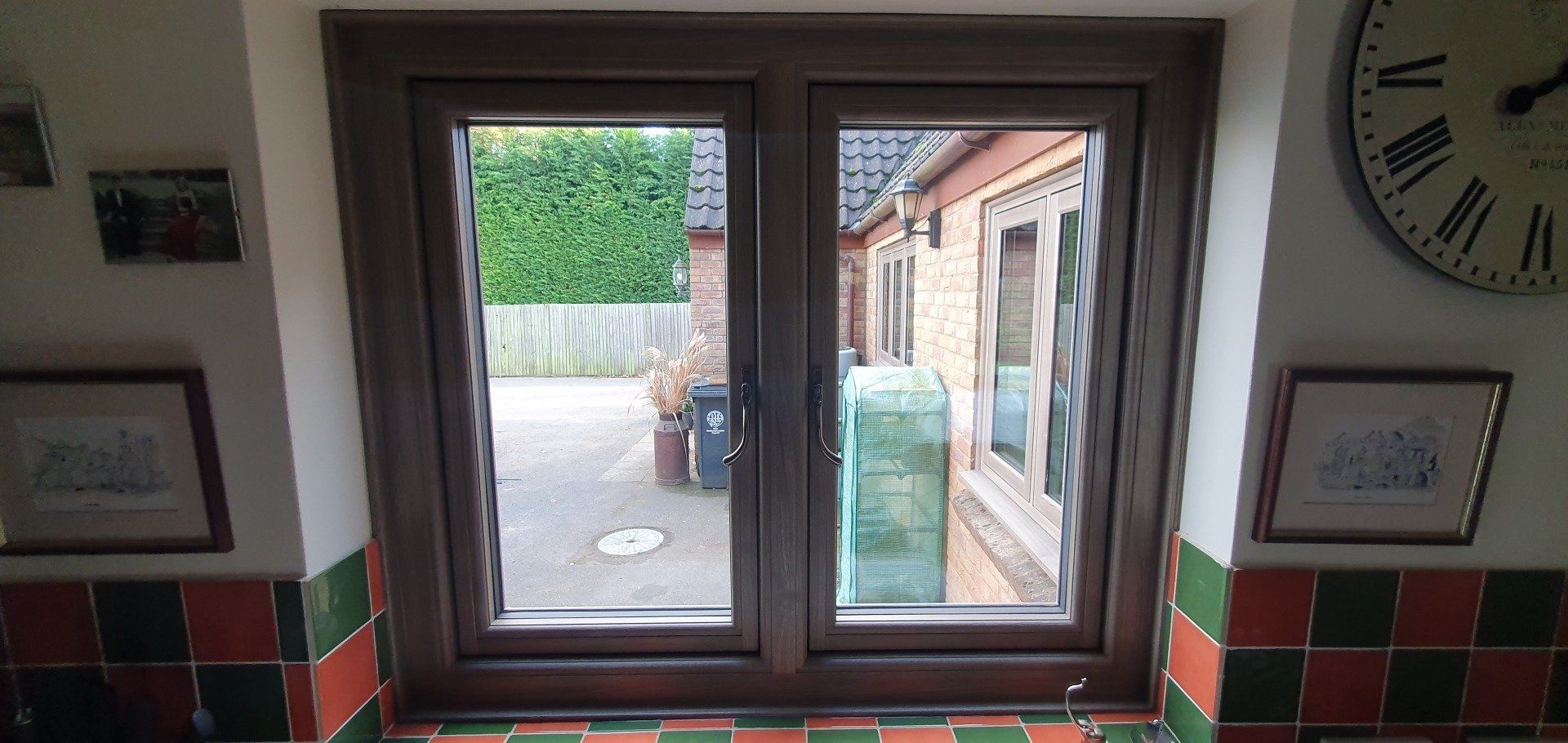 Glazed Kitchen Window
