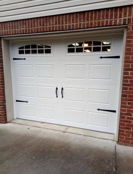 Clean White Garage Door — Morristown, TN — Lakeway Door & Glass Inc.