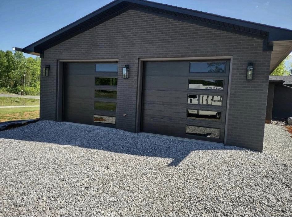 Garage Door under Sunny Day — Morristown, TN — Lakeway Door & Glass Inc.
