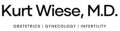 Kurt Wiese, M.D. logo. Text below reads: Obstetrics | Gynecology | Infertility.