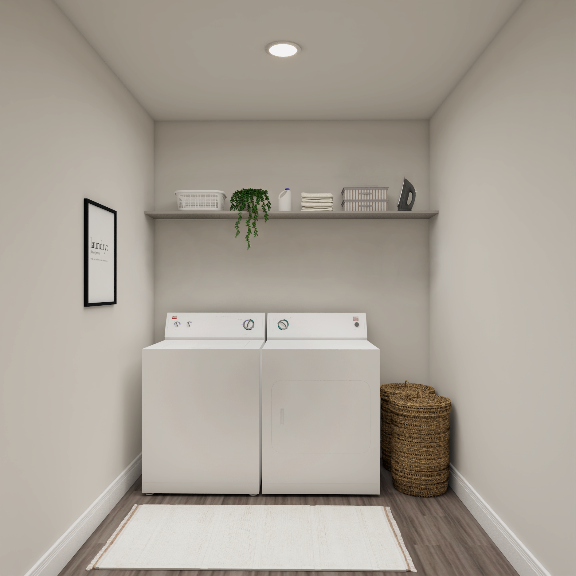 Rendering of Laundry Room