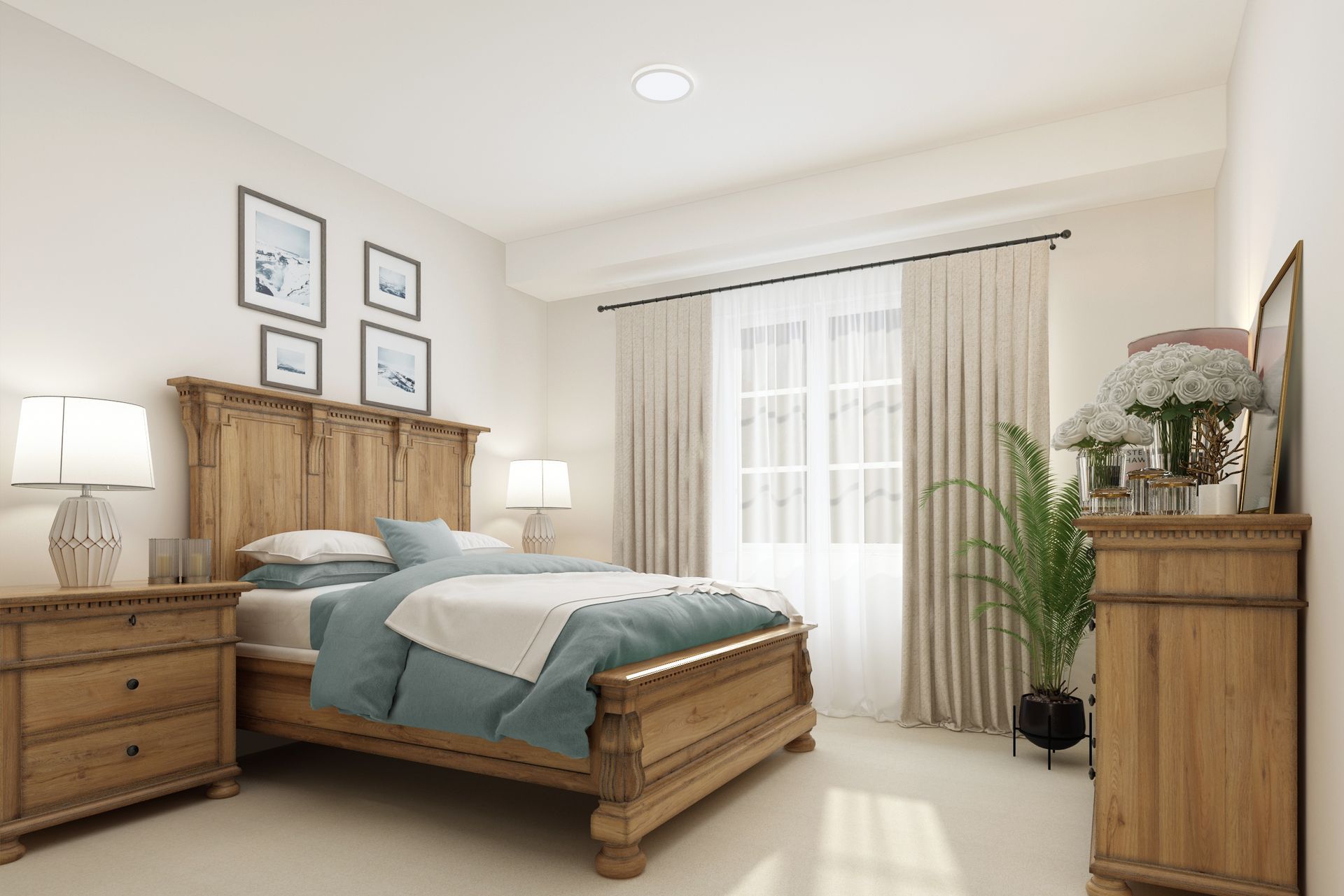 Bluebird Bedroom Rendering