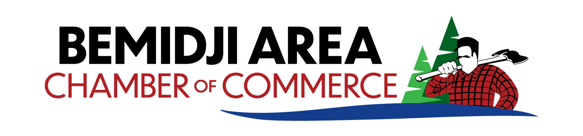 The logo for the bemidji area chamber of commerce