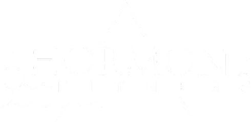 The Hormone Fitness logo in white.