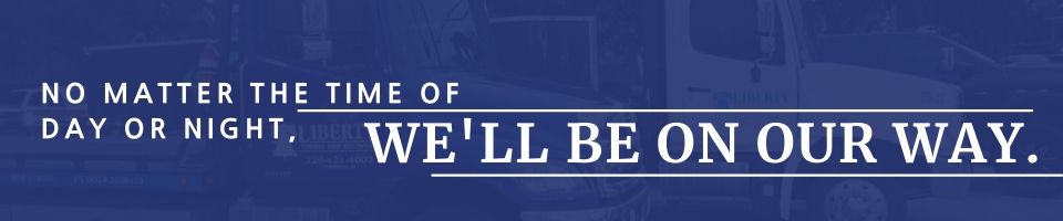Text on blue background: