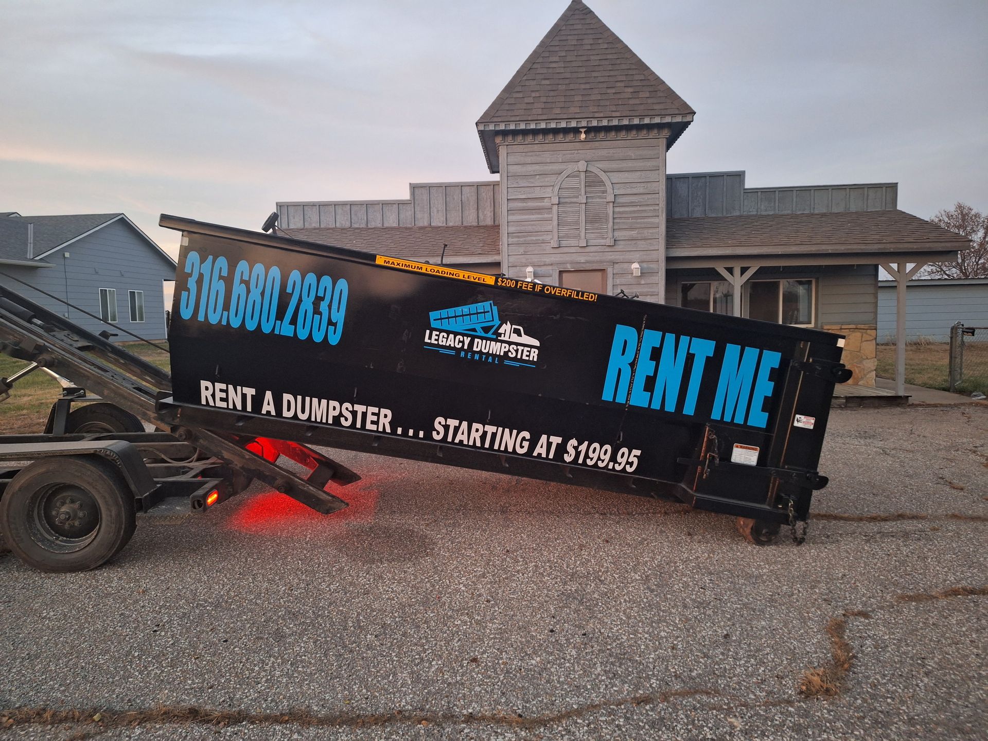 15 Yard Dumpster Rentals - Legacy Dumpster Wichita