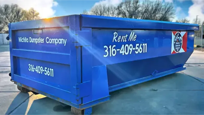 The best dumpster near me from Wichita Dumpster Company.