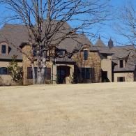 large brick home