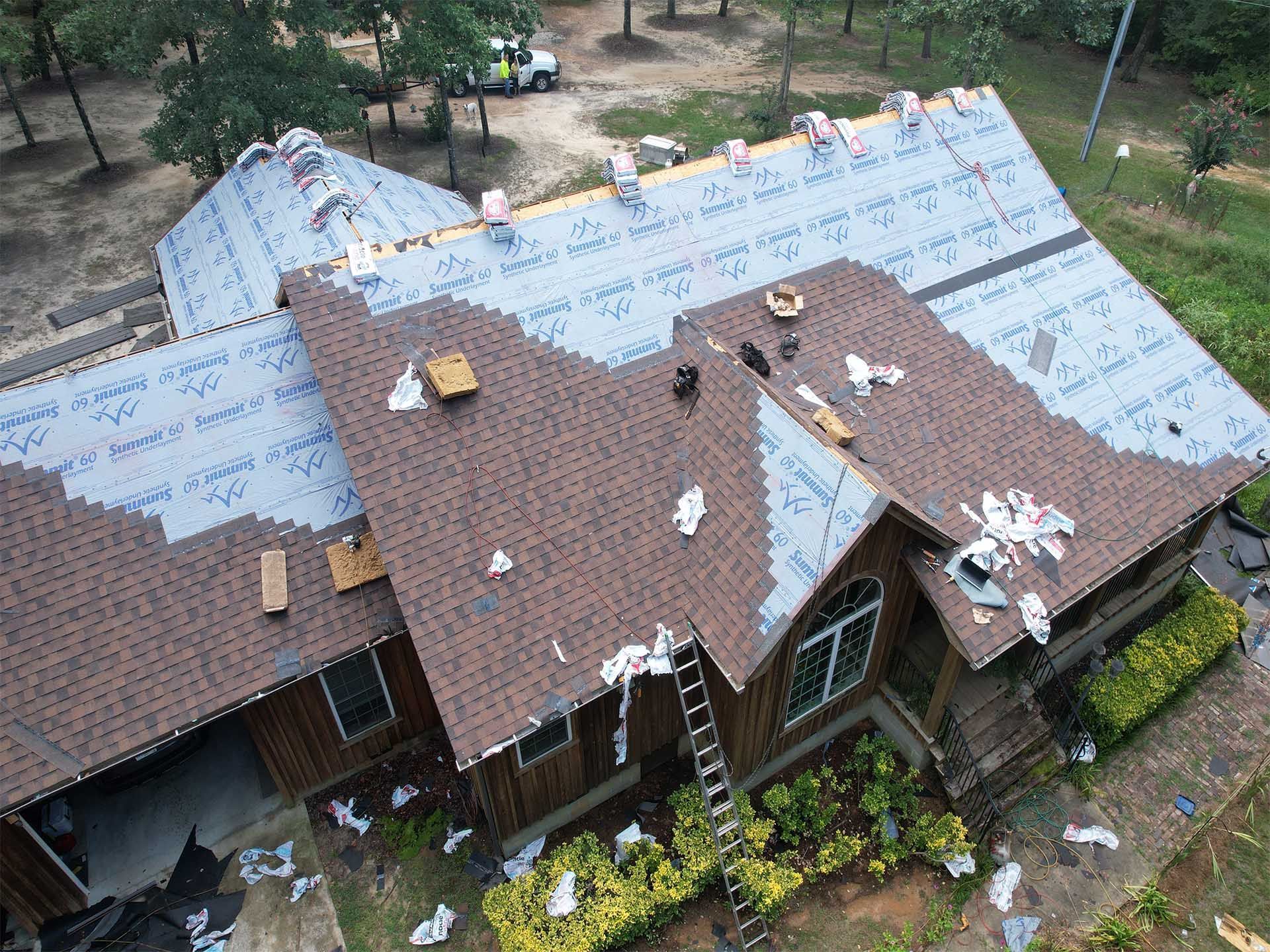 Pine Debris and Roof Maintenance in Kathleen, GA