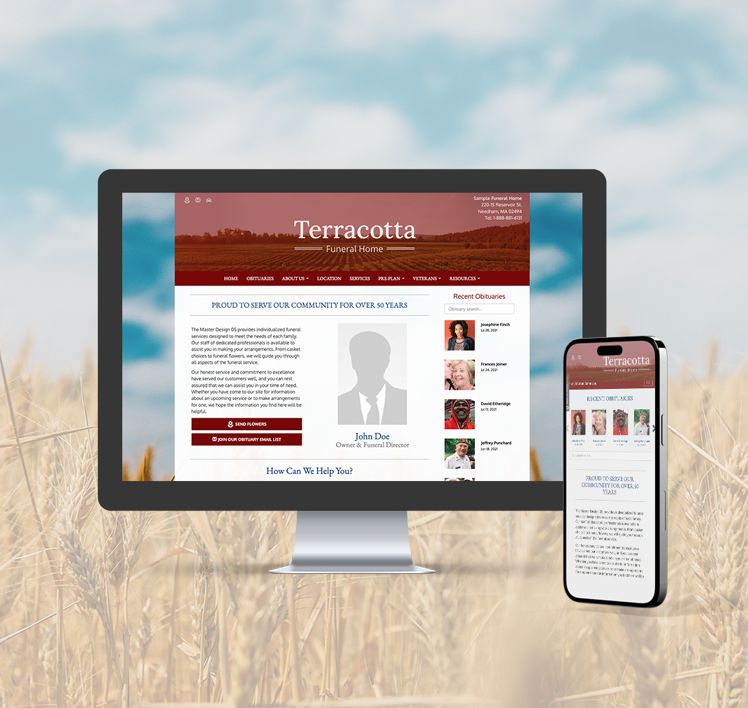 Best Designs for Funeral Home Websites | CFS