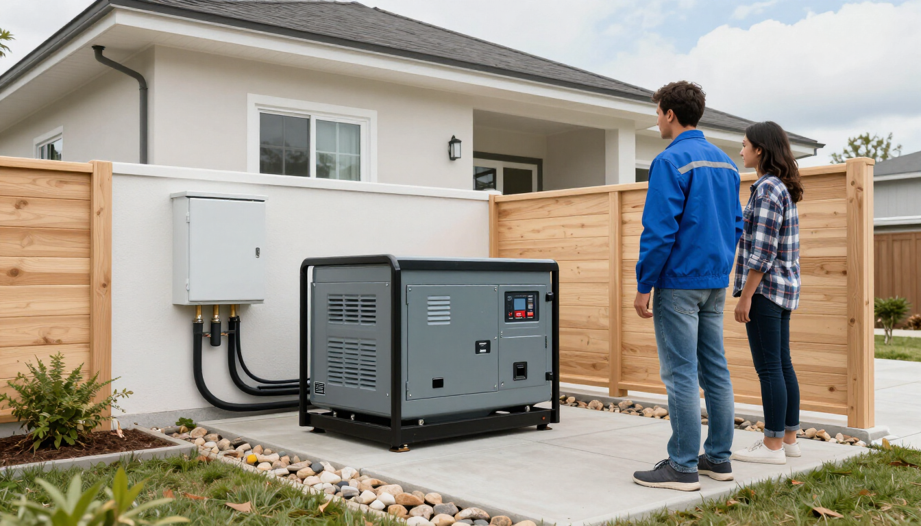 Generator installation cost in Watkinsville, G