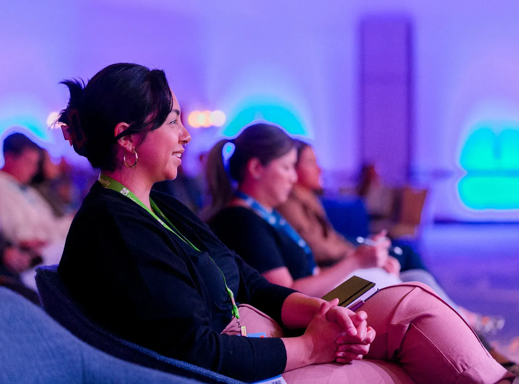 Attendee watching mainstage at Benevity Live 2026!