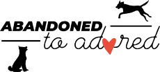 A logo for abandoned to adored